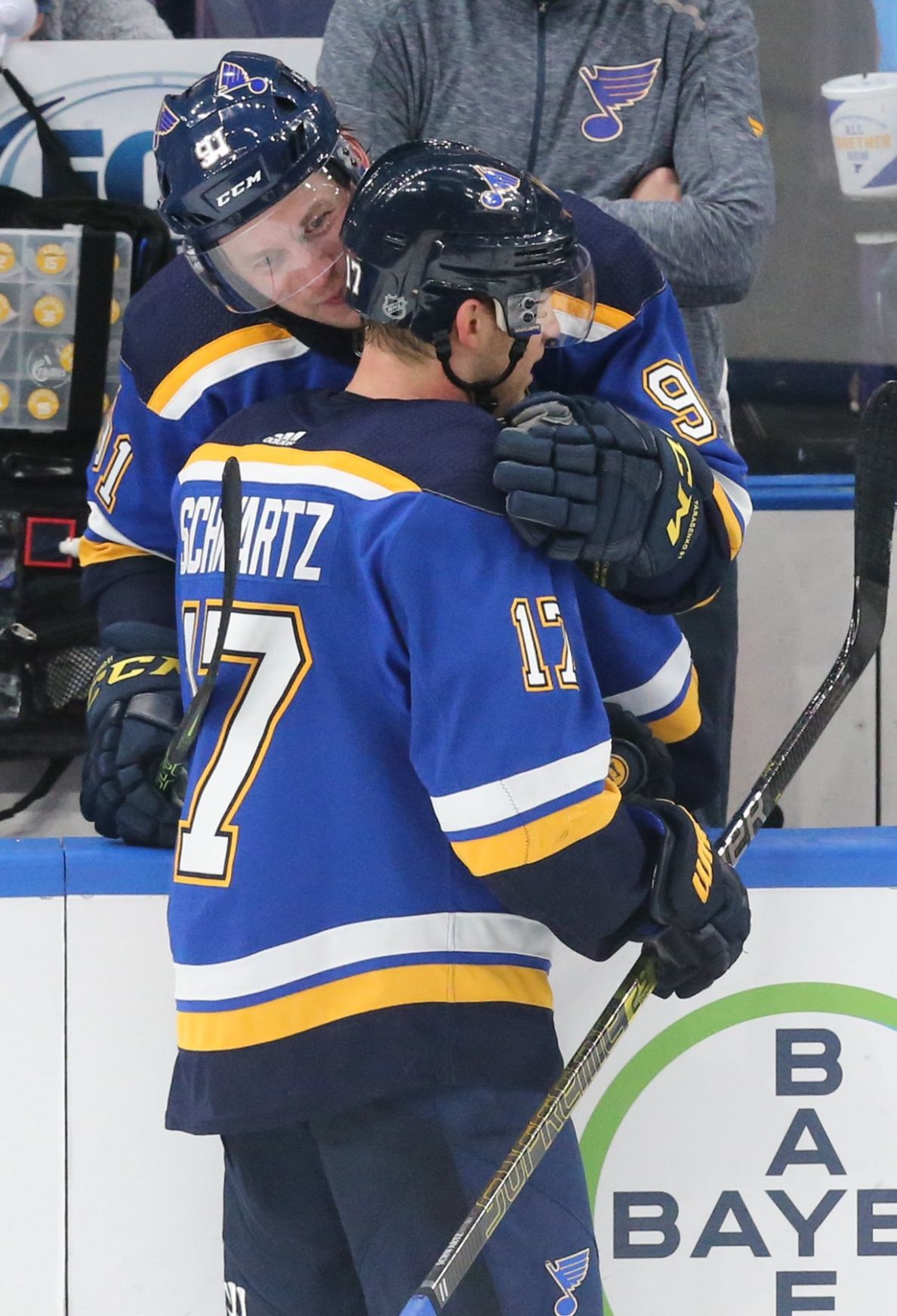 The Blues take on the Oilers at the Enterprise Center